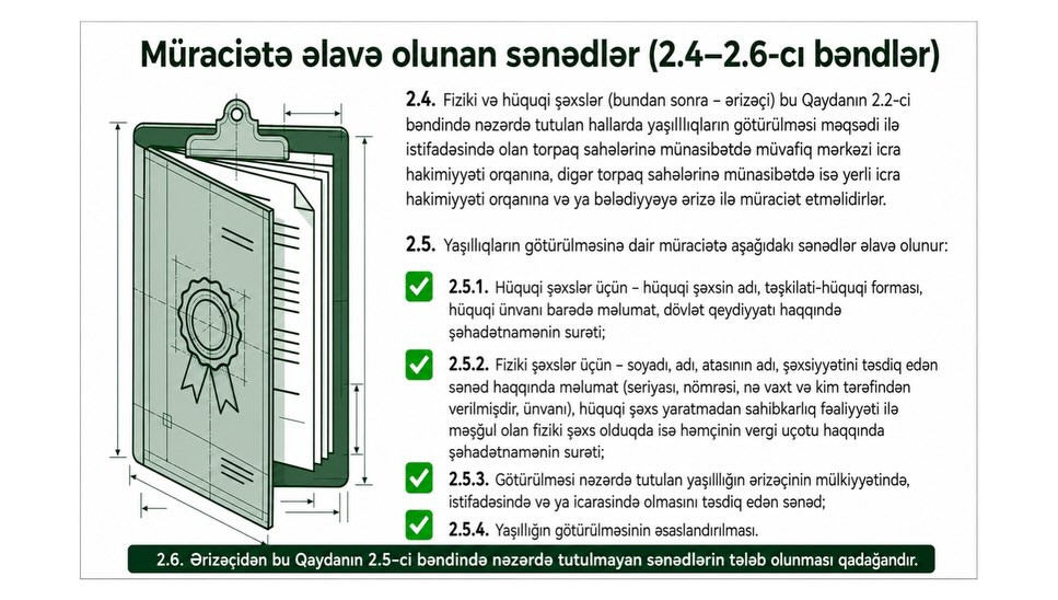 Yaşıllıqların Götürülməsi Qaydası 10