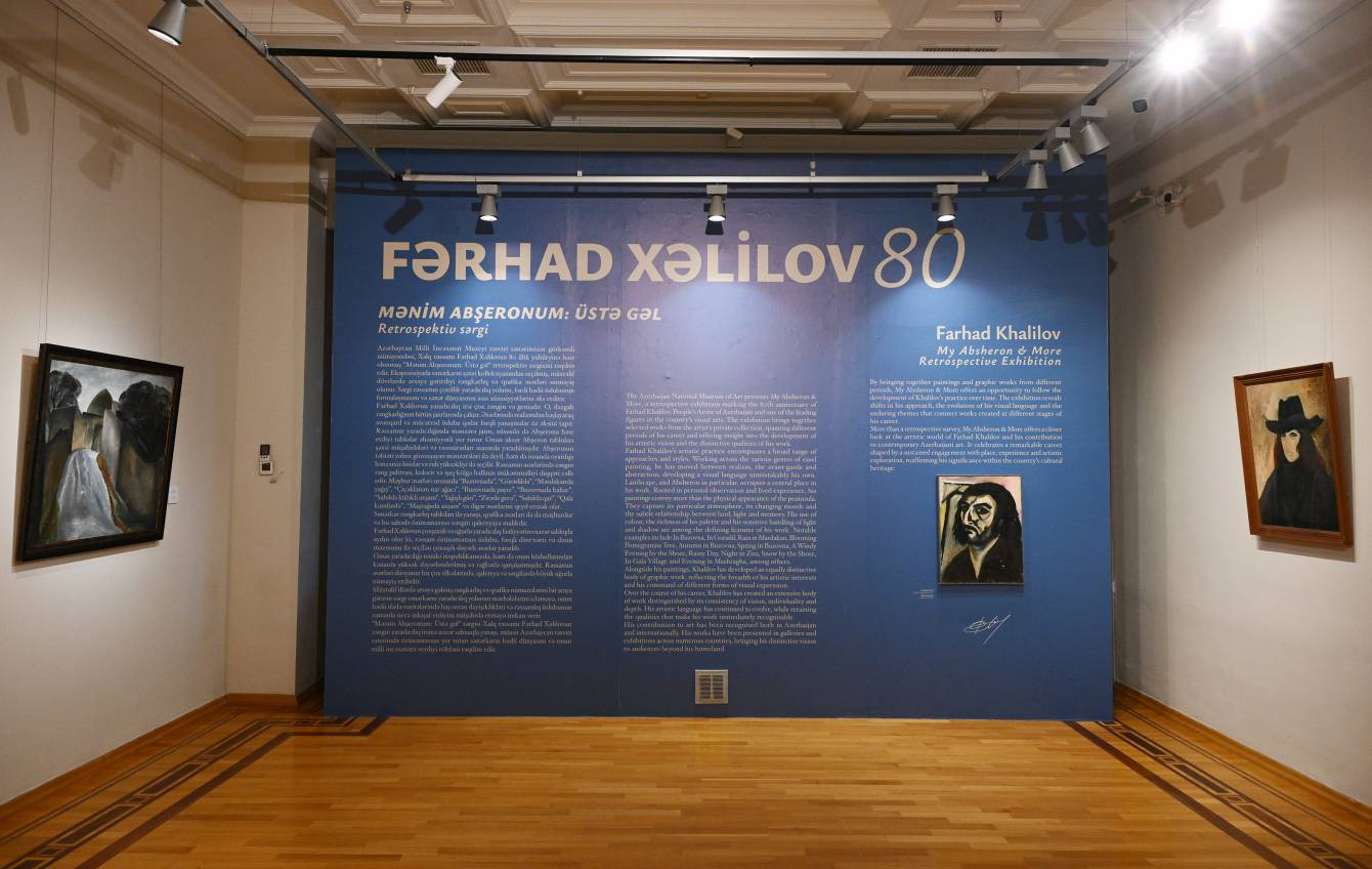 İlham Əliyev, birinci xanım Mehriban Əliyeva və ailə üzvləri “Mənim Abşeronum: Üstə gəl” adlı retrospektiv sərgi ilə tanış olublar 11