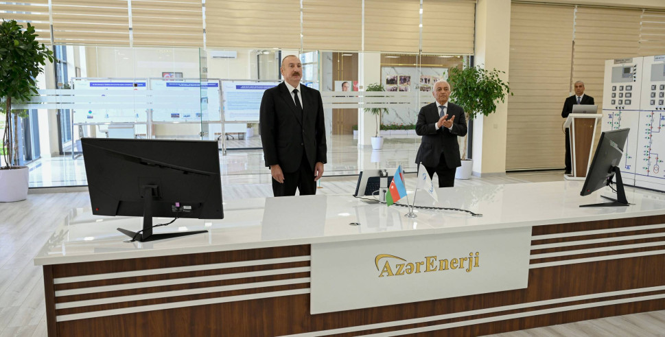 Azərbaycan Respublikasının Prezidenti İlham Əliyev “AzərEnerji” ASC-nin 220/110/10 kV-luq “Yeni Səngəçal” yarımstansiyasının açılışında iştirak edib