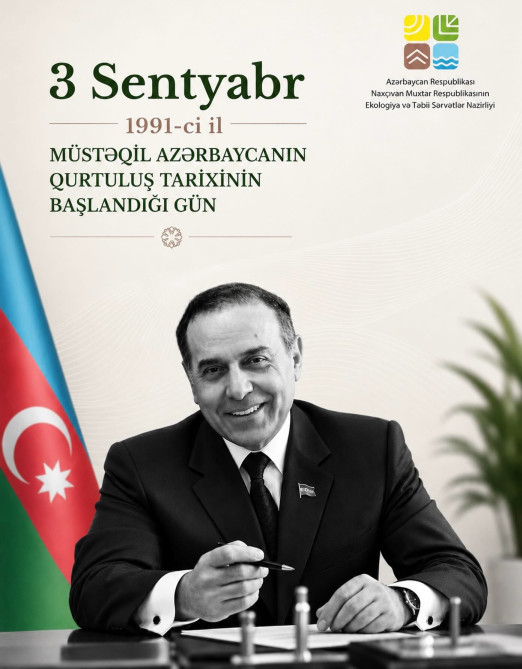 3 sentyabr 1991-ci il-müstəqil Azərbaycanın qurtuluş tarixinin başlandığı gün
