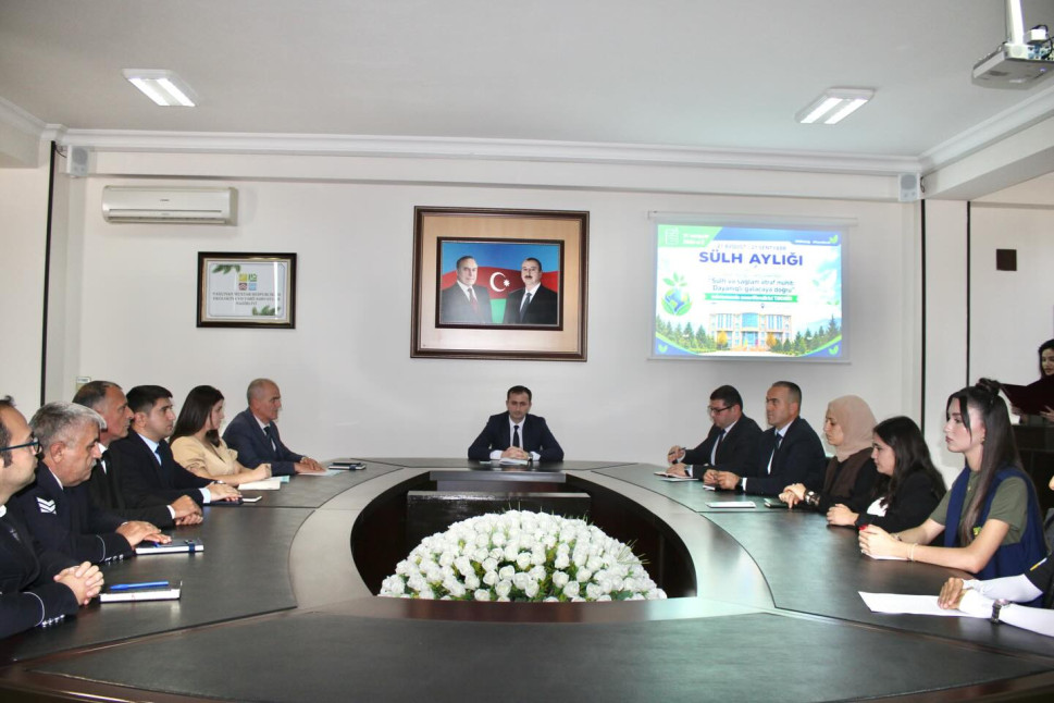 “Sülh və sağlam ətraf mühit: Dayanıqlı gələcəyə doğru” mövzusunda tədbir keçirilib