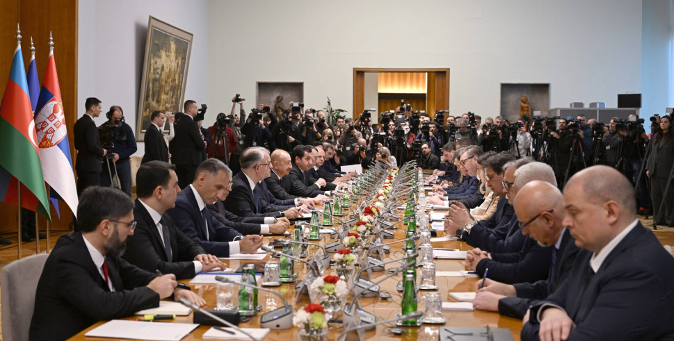 Belqradda Azərbaycan və Serbiya arasında Strateji Tərəfdaşlıq Şurasının 1-ci iclası keçirilib